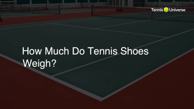 How Much Do Tennis Shoes Weigh?