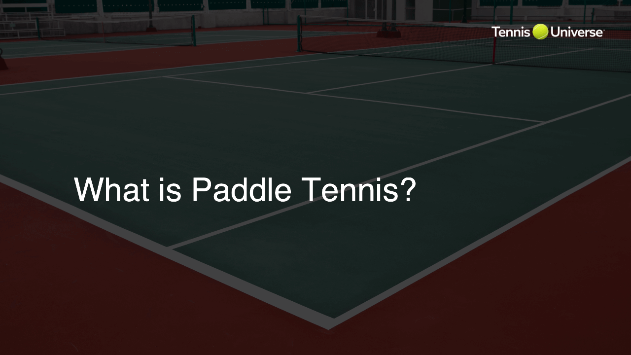 What is Paddle Tennis?